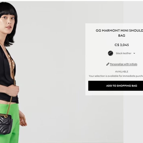 100% Authentic Gucci Marmont Mini Bag - Product info is on second page - Picture 2 of 5